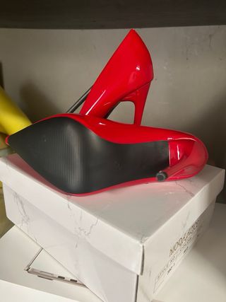 Scarpe tacco alto Moda Alice rosse 36