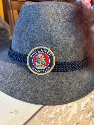 Cappello Oktoberfest Paulaner Grigio