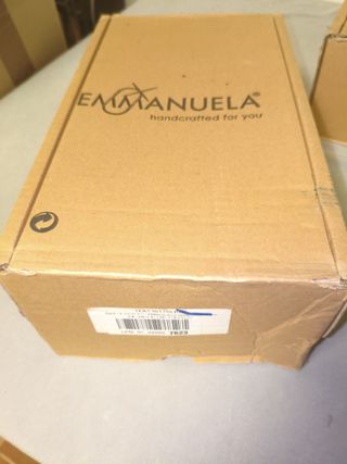 Sandalias Emmanuela Negras y Doradas