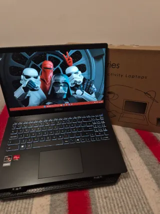 Portátil MSI Modern Ryzen 5-7530u,16gb,MNVe 1tb