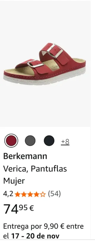 Sandalias Berkemann rosas y blancas