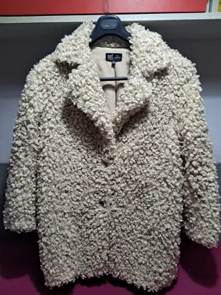 Chaquetón Zara Beige