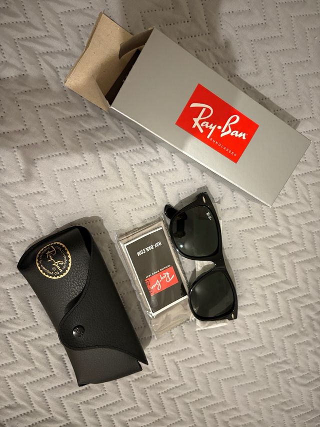 Gafas de sol Ray-Ban Wayfarer Negras. TALLA L