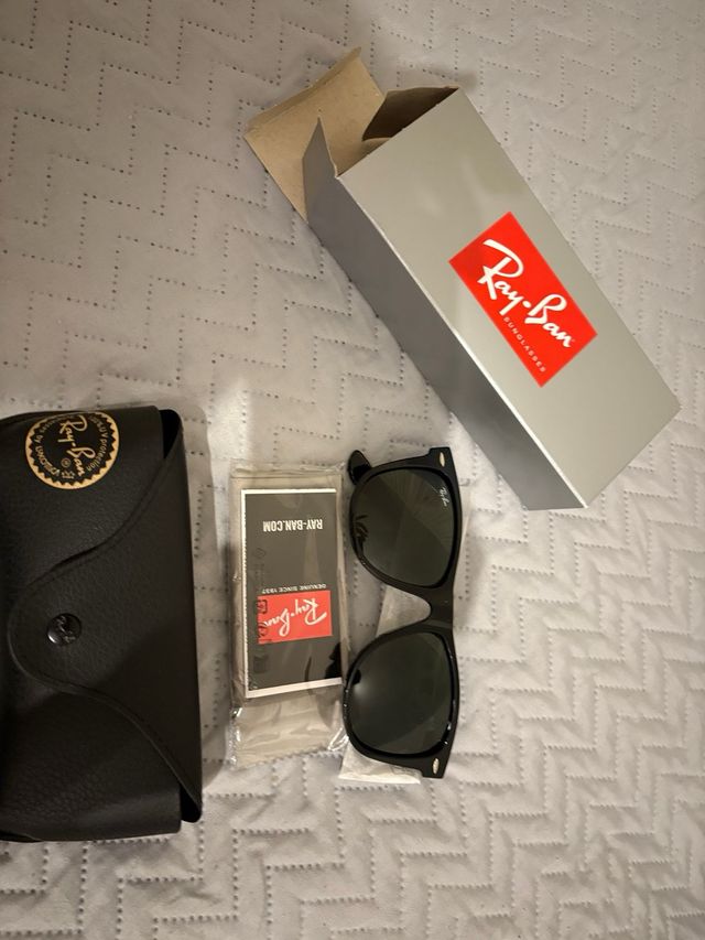 Gafas de sol Ray-Ban Wayfarer Negras. TALLA L