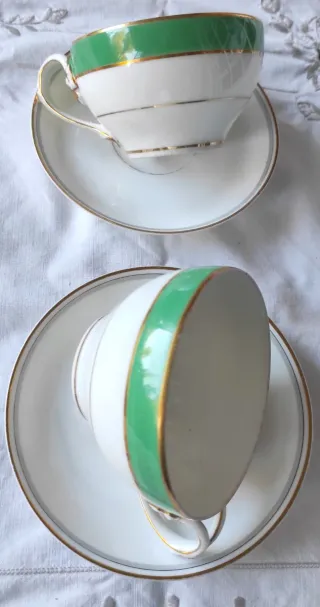 2 Tazze Limoges 1855