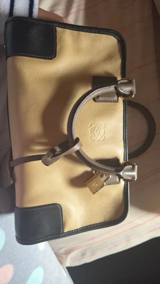 Bolso Loewe Amazona Beige/Negro