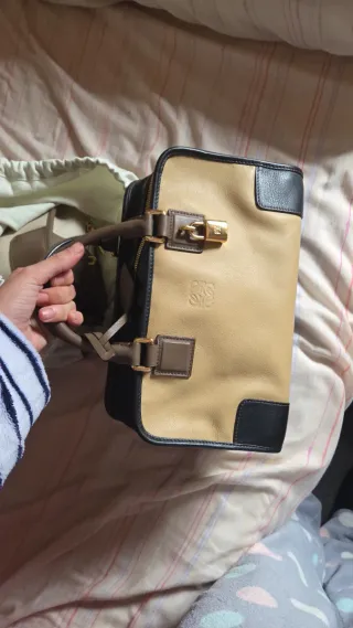 Bolso Loewe Amazona Beige/Negro