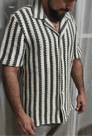 Camisa Zara Rayas M