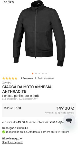 Giacca moto