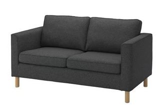 PÄRUP fodera divano 2 posti Gunnared grigio scuro