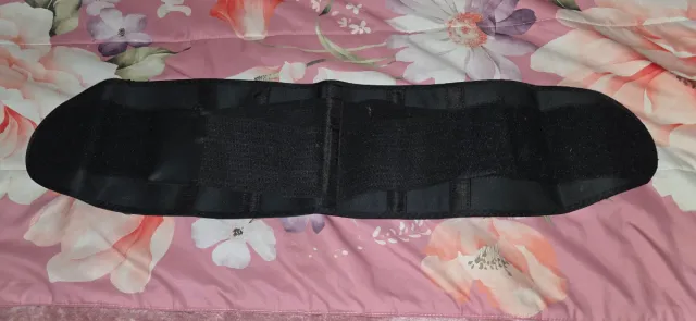 Faja lombare nera regolabile taglia S