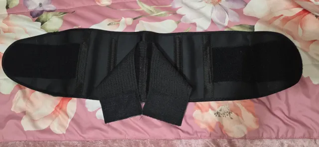 Faja lombare nera regolabile taglia S