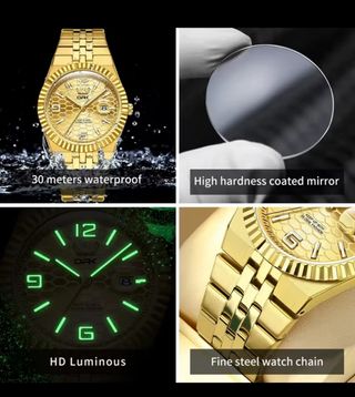 Reloj OPK Hombre Dorado