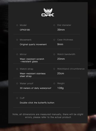 Reloj OPK Hombre Dorado