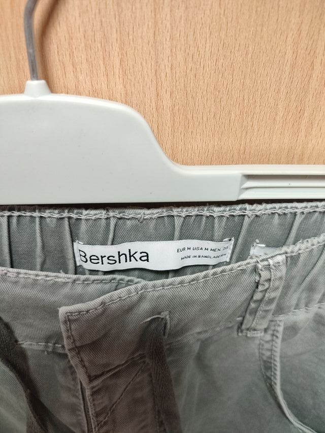 Pantalones Jogger Bershka Verde Oliva