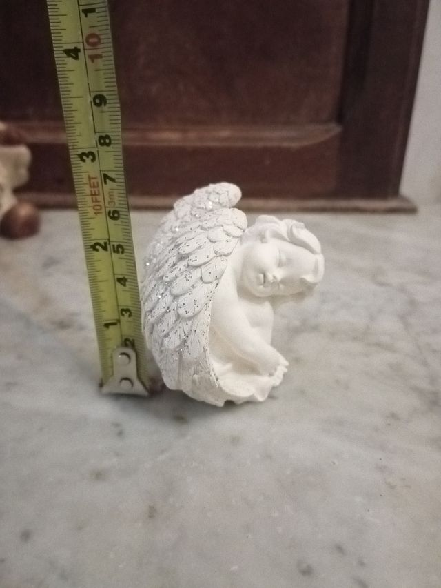 Angelo in resina decorativo