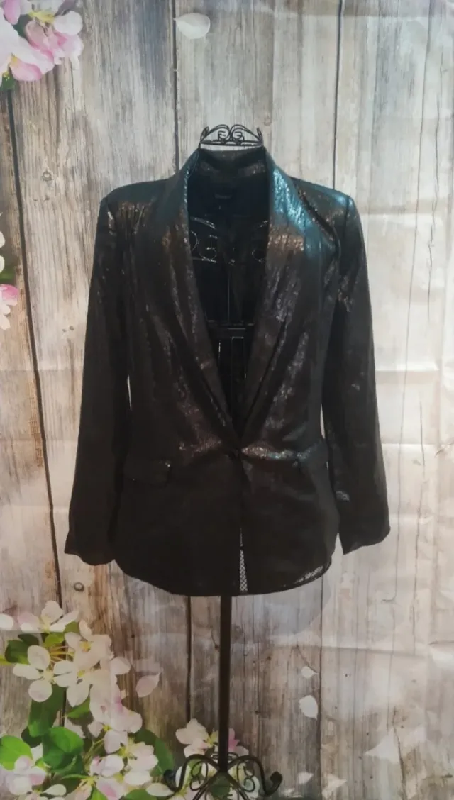 Chaqueta Lentejuelas Negra