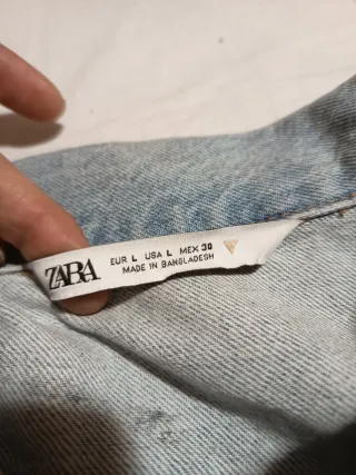 Chaqueta tejana con Caballos Zara  Oversize