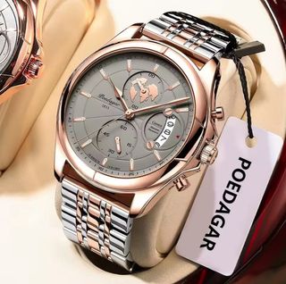 Reloj Poedagar Hombre Oro y Plata