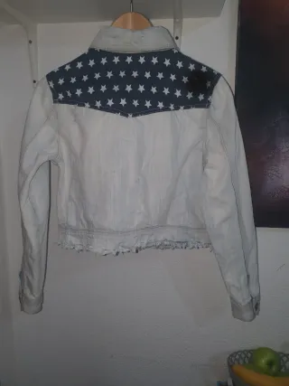 Chaqueta Vaquera Estilo Americano