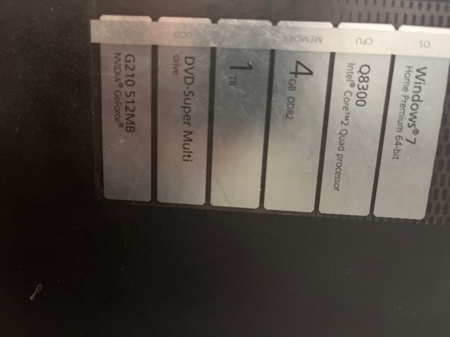 Torre PC Acer Aspire Intel Core Quad