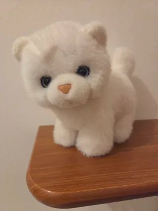 Gatto Trudi bianco peluche