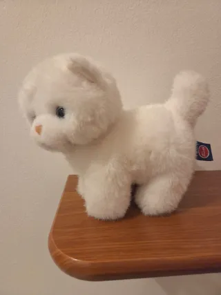 Gatto Trudi bianco peluche