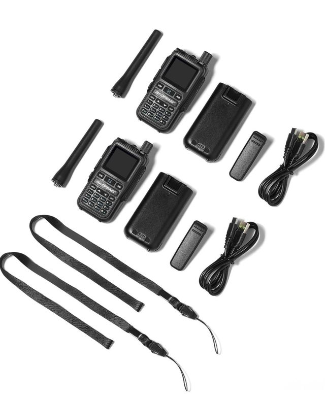 coppia (2 radio) Baofeng GT-5R Radio Dual Band 5W