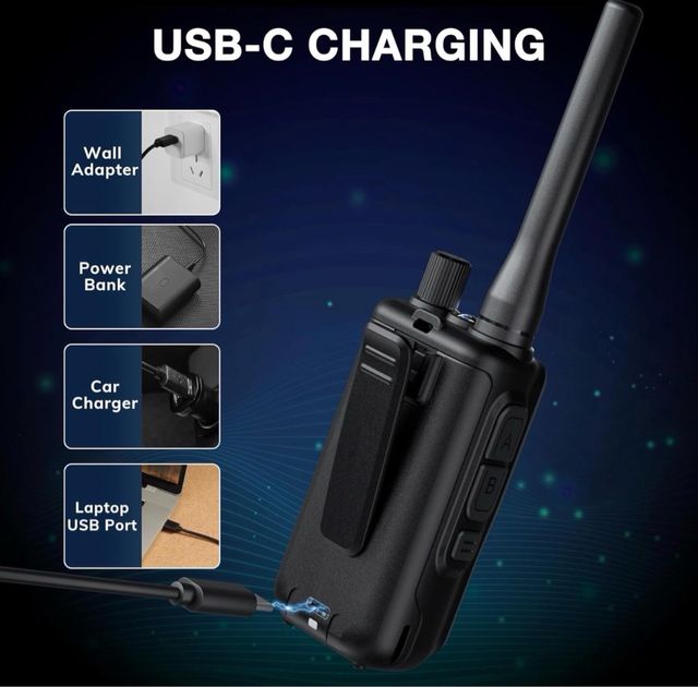 coppia (2 radio) Baofeng GT-5R Radio Dual Band 5W