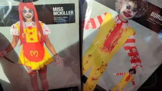 Disfraz Mujer y Niño Miss McKiller Burg