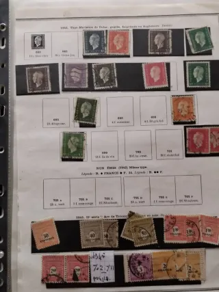 Francia 1941 Francobolli