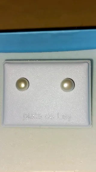 Pendientes Plata de Ley con Perlas