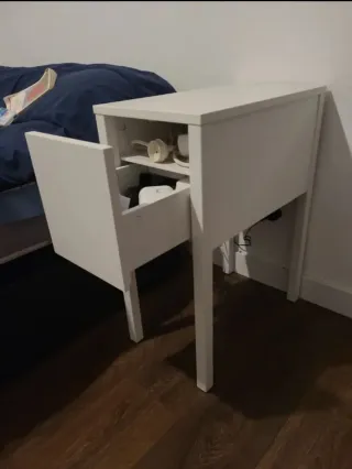 Mesita de Ikea Nordli Blanca