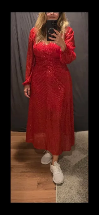 Vestido lentejuelas D&M L