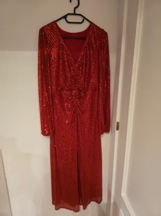 Vestido lentejuelas D&M L