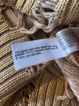 Jersey Zara metalizado S