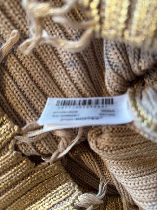 Jersey Zara metalizado S