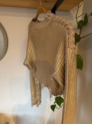 Jersey Zara metalizado S