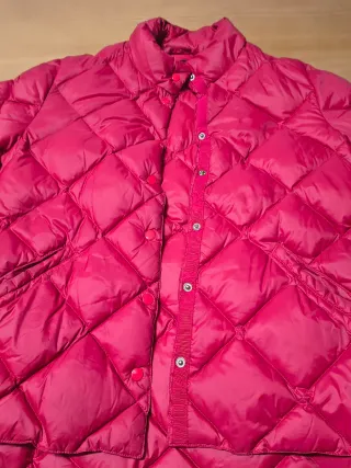 Parka acolchada roja