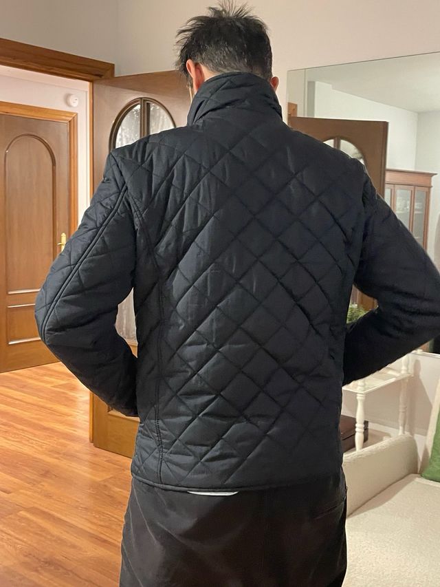 Parka Zara Hombre Negra