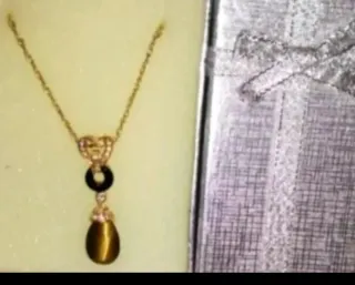 Gargantilla mujer bañada en oro