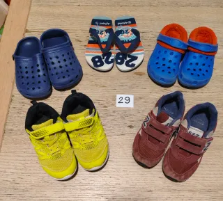 Lotto 5 paia scarpe Bambino Taglia 29