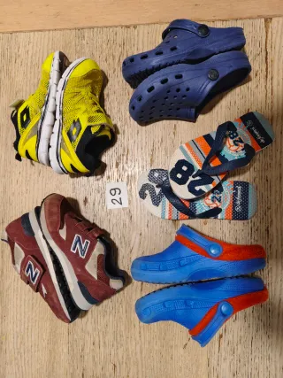 Lotto 5 paia scarpe Bambino Taglia 29