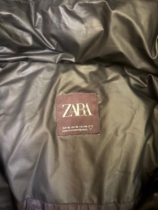 Chaqueta Zara Hombre Negra