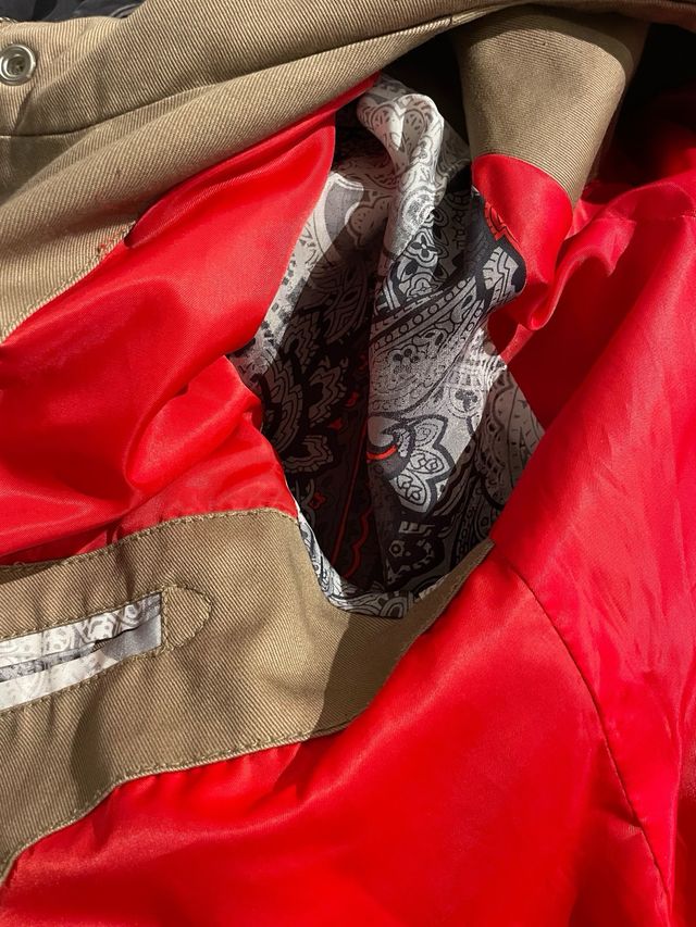 Parka Zara Hombre Talla M Verde Militar