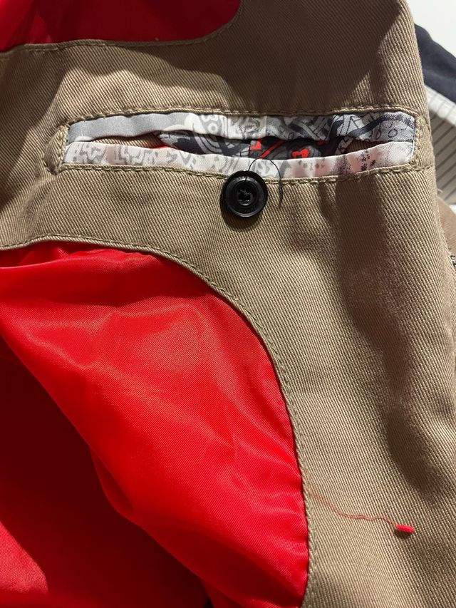 Parka Zara Hombre Talla M Verde Militar