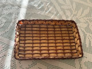 Cestino rettangolare in vimini