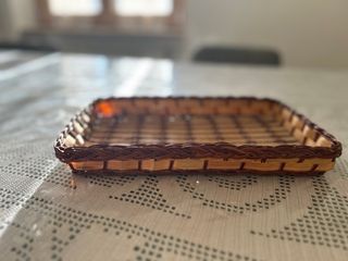 Cestino rettangolare in vimini