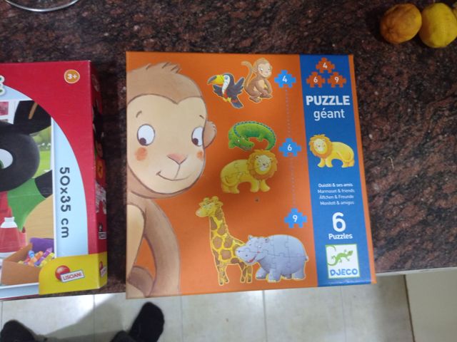 Lote 3 Puzles Djeco, Goula, Bing