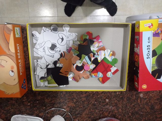 Lote 3 Puzles Djeco, Goula, Bing